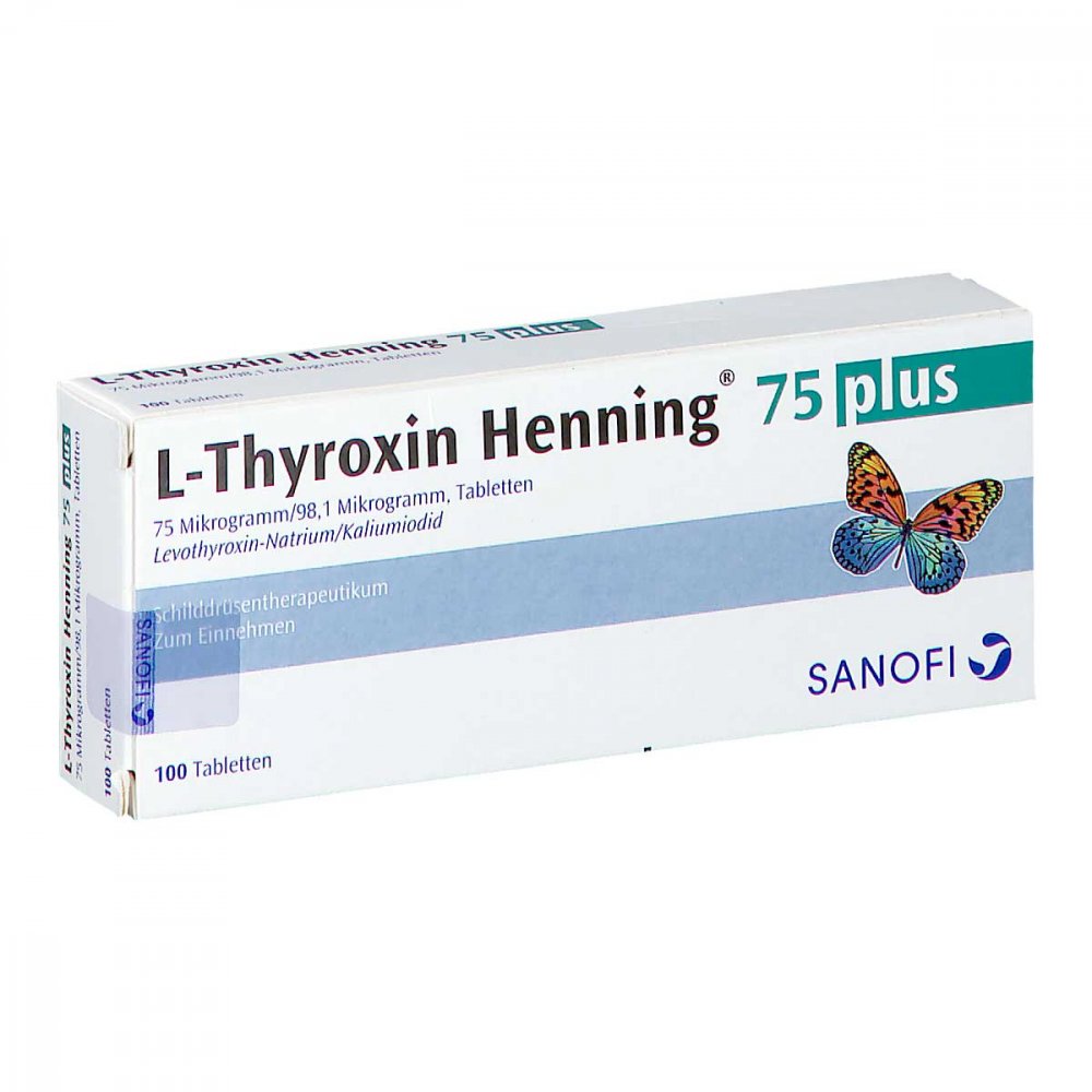 L-Thyroxin 75 Henning Plus Tabletten (100 stk)