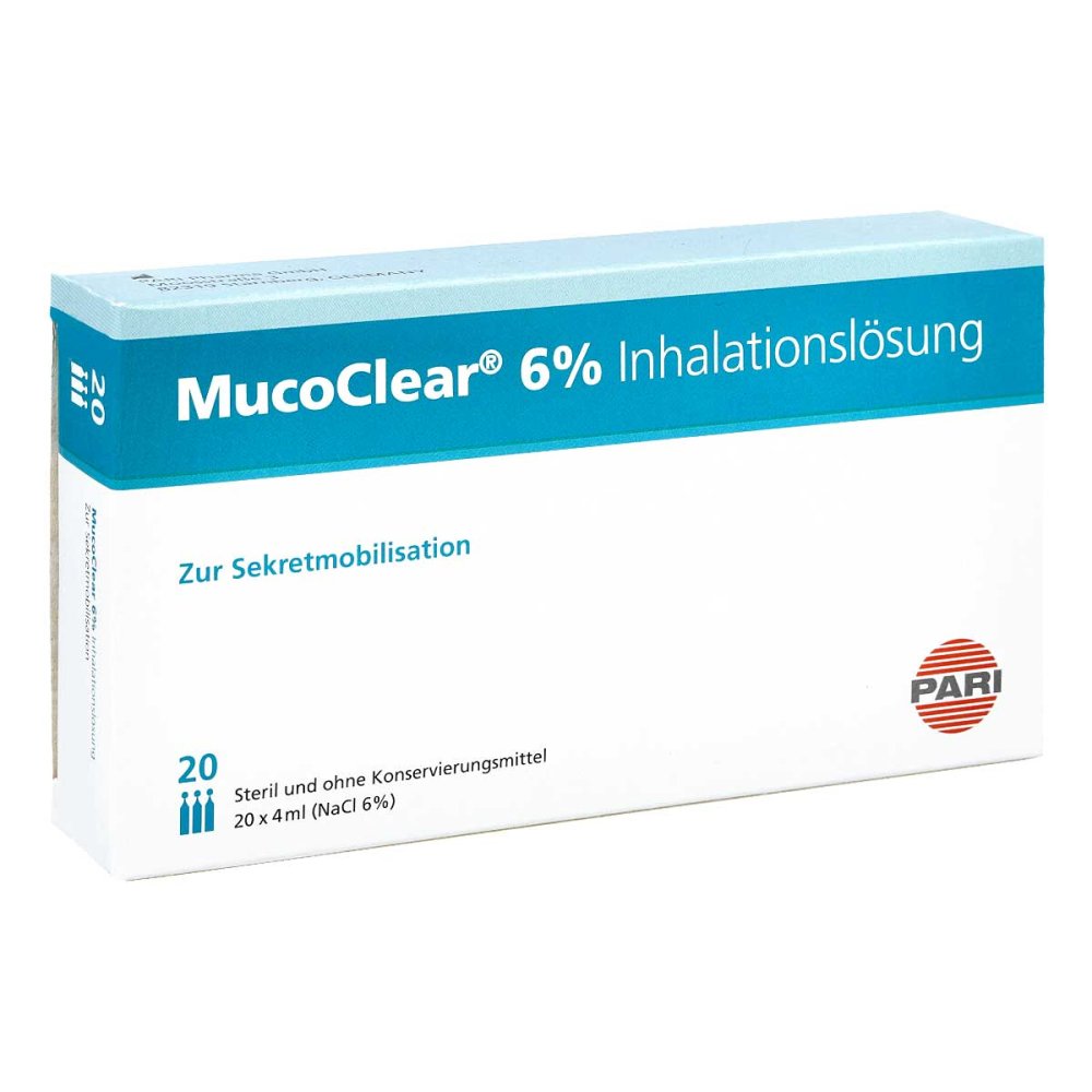 Mucoclear 6% Nacl Inhalationslösung (20X4 ml)