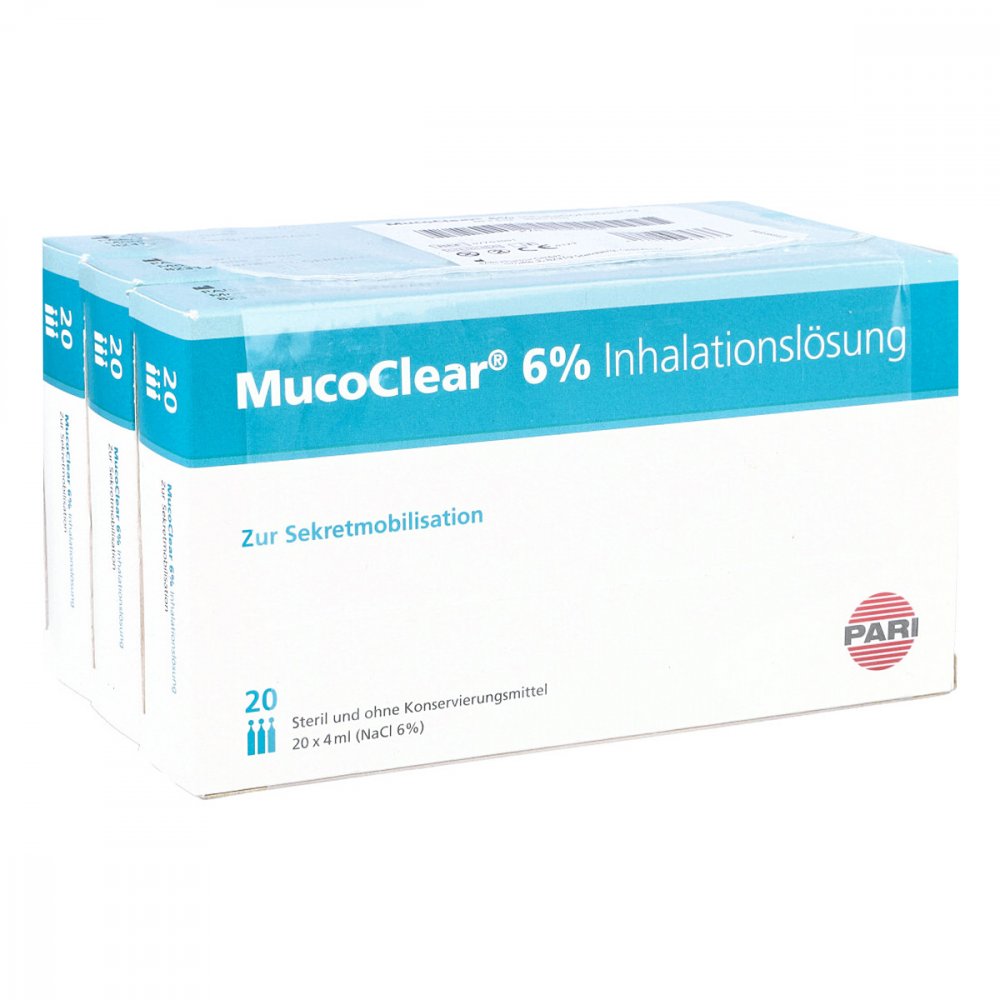 Mucoclear 6% Nacl Inhalationslösung (60X4 ml)