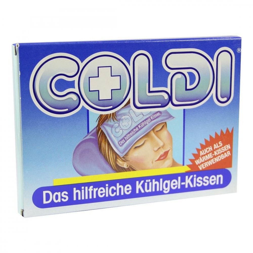 Das Produktfoto zeigt Coldi Kühlgelkissen 10x16 (1 stk) PZN 03394175