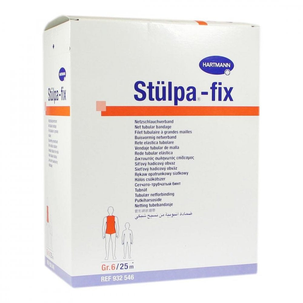 Das Produktfoto zeigt Stülpa Fix Gr.6 Rumpf 25 M Netzschlauch (1 stk) PZN 03404850
