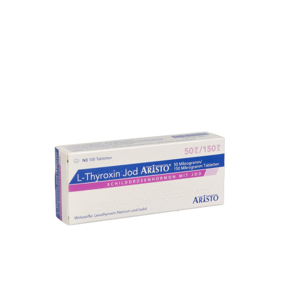 L-Thyroxin Jod Aristo 50 Μg/150 Μg Tabletten (100 stk)