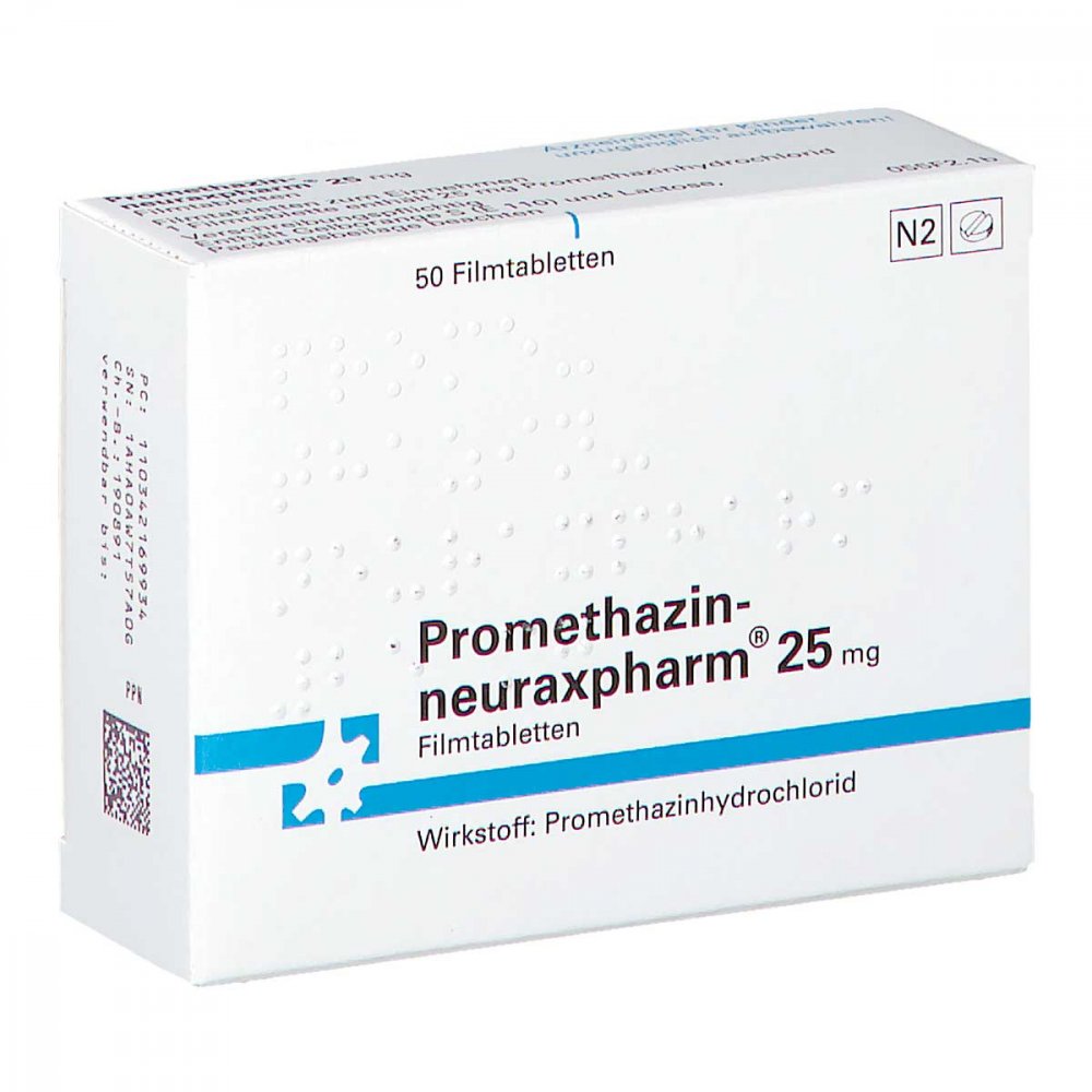 Promethazin-Neuraxpharm 25 Mg Filmtabletten (50 stk)