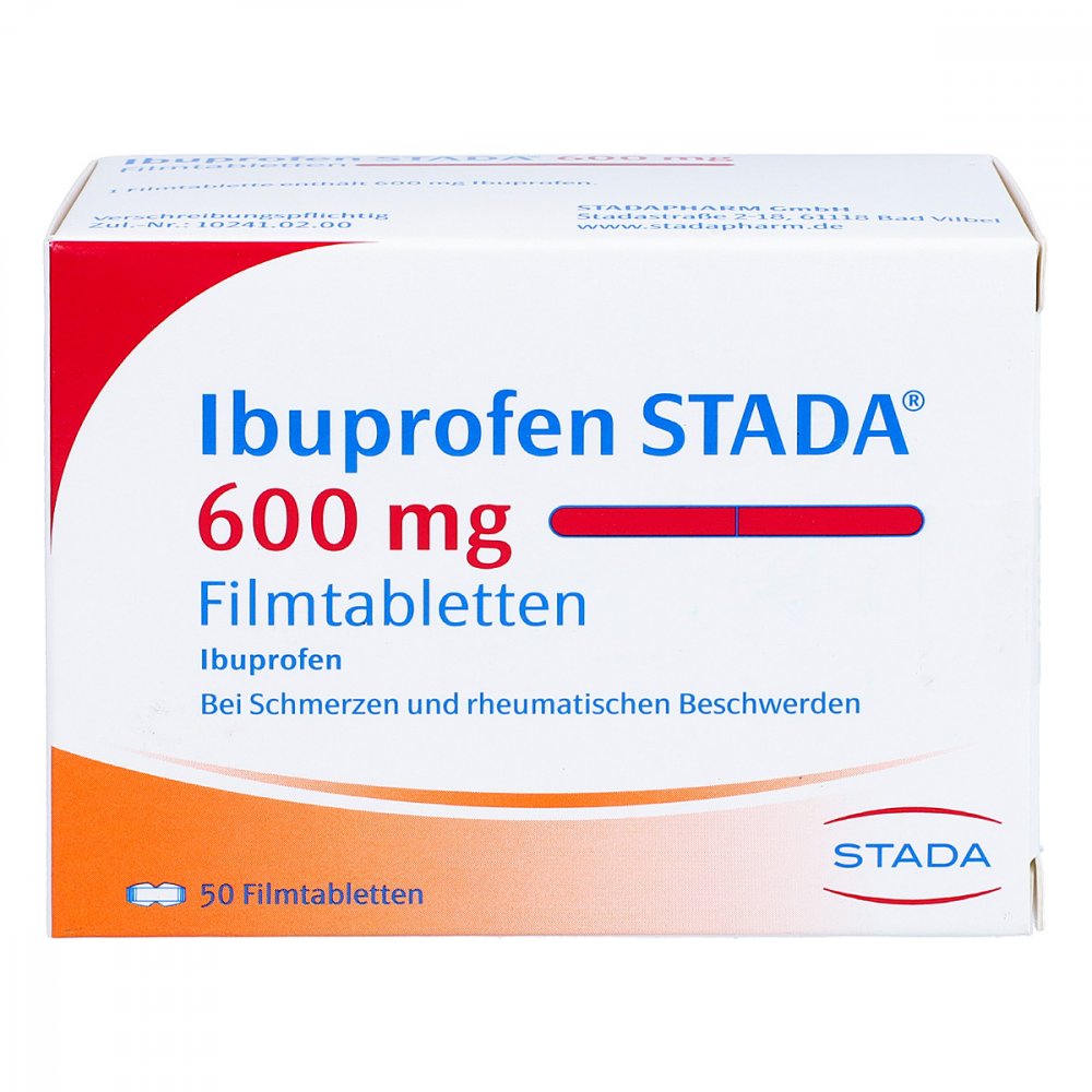 Ibuprofen Stada 600 Mg Filmtabletten (50 stk)