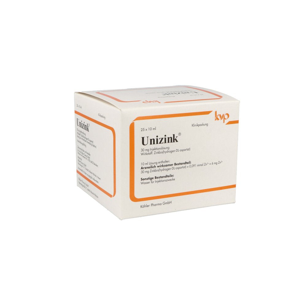 Unizink Injektionslösung In Ampullen (25X10 ml)