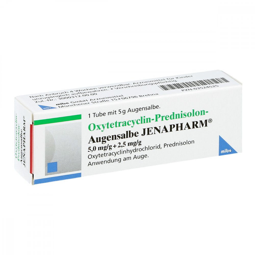Oxytetracyclin Prednisolon Augensalbe Jenaph. (5 g)