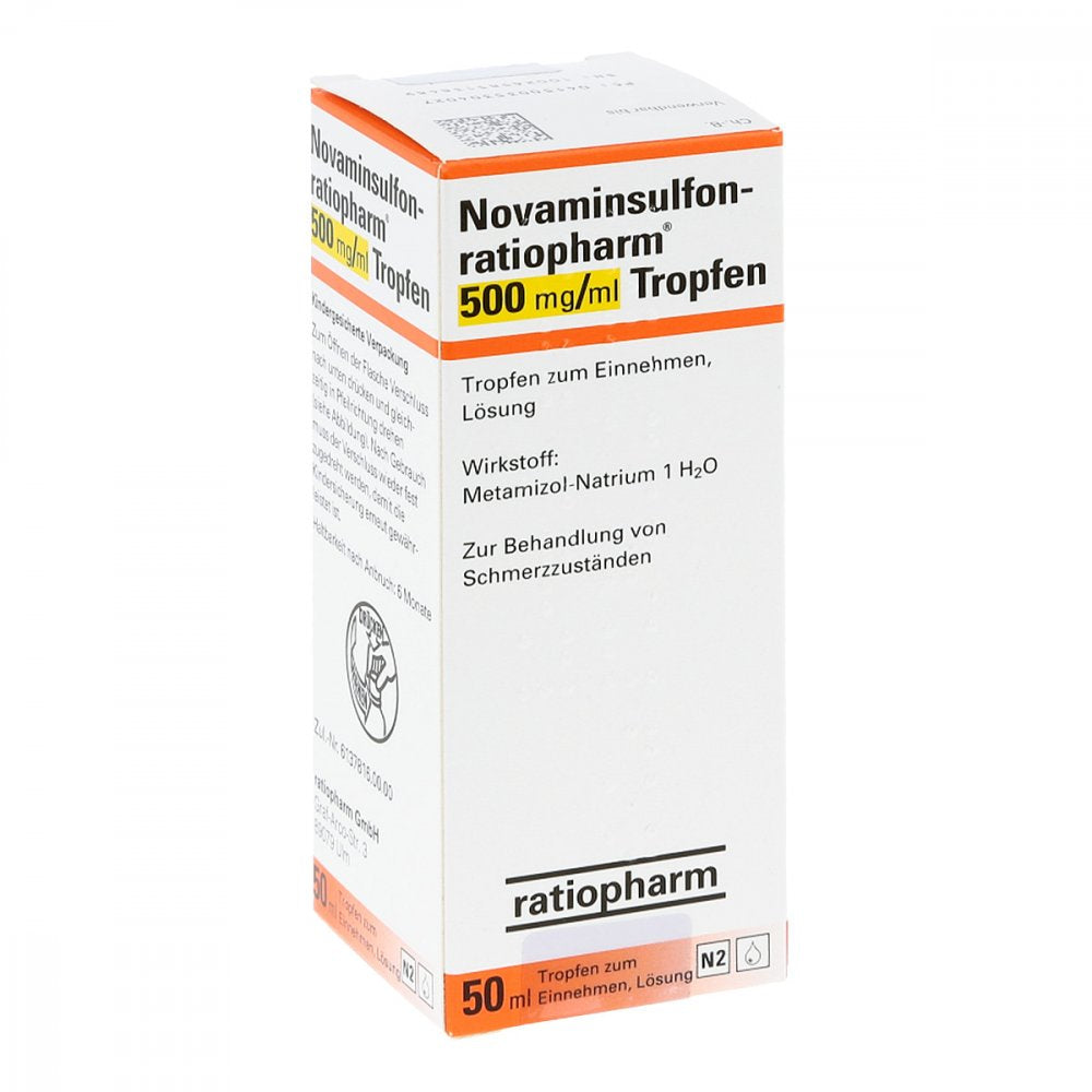 Novaminsulfon-Ratiopharm 500 Mg/Ml Tropfen Z.Einn. (50 ml)