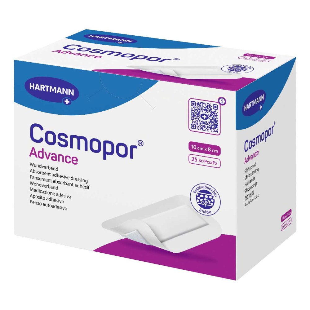 Cosmopor Advance Wundverband 8x10 Cm (25 stk)