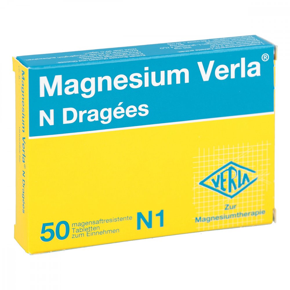 Magnesium Verla N Dragees (50 stk)