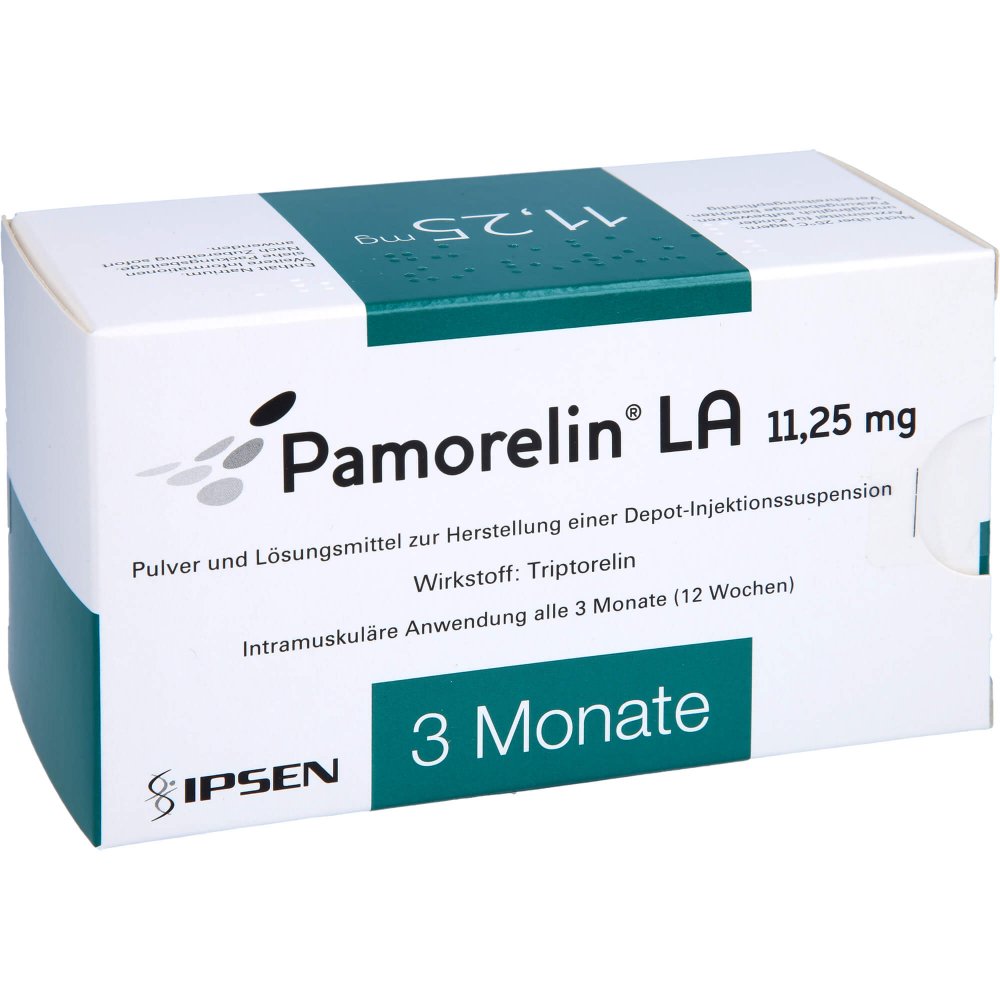 Das Produktfoto zeigt Pamorelin La 11,25 Mg P.U.Lm Z.H.E.Depot-Inj.Susp. (2 stk) PZN 03625982