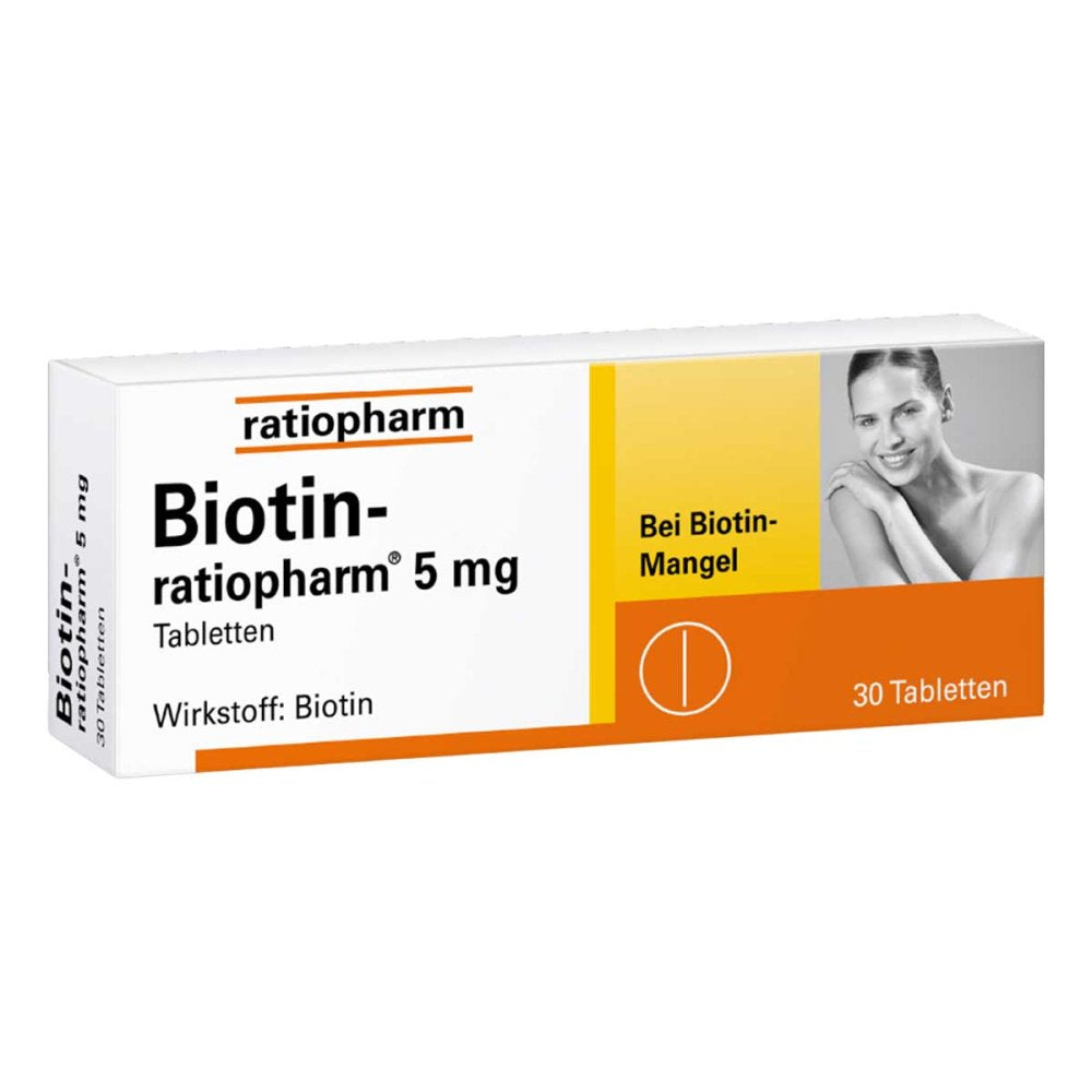 Biotin-Ratiopharm 5 Mg Tabletten (30 stk)
