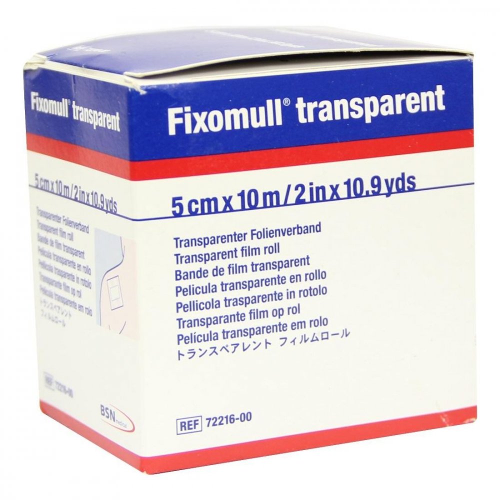 Fixomull Transparent 5 Cmx10 M (1 stk)