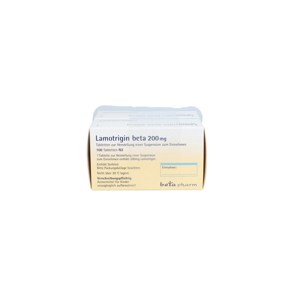 Lamotrigin Beta 200 Mg Tabl.Z.Herst.E.Susp.Z.Einn. (200 stk)