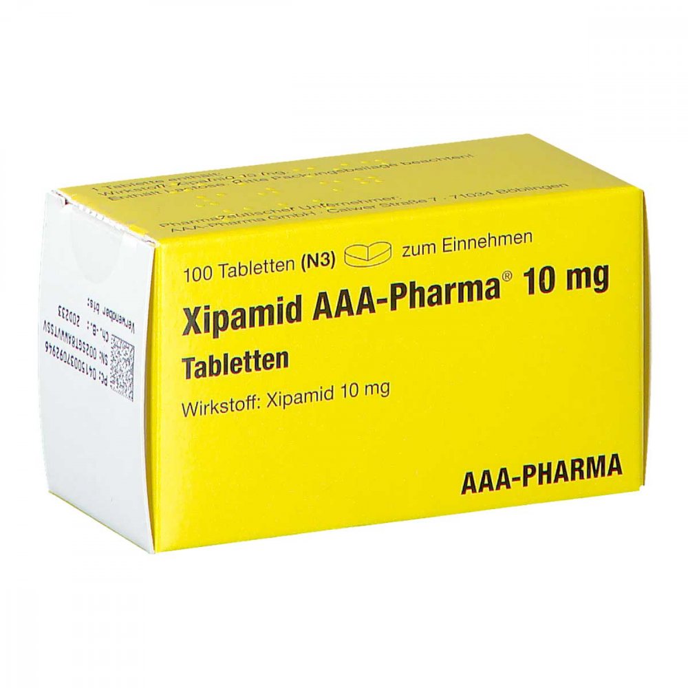Xipamid 10 Mg Aaa-Pharma Tabletten (100 stk)