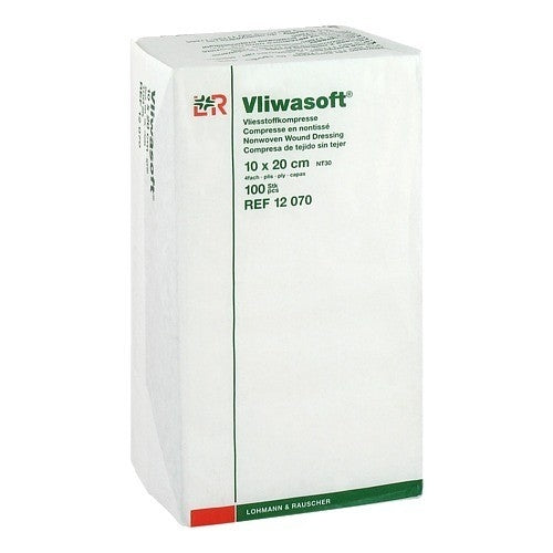 Vliwasoft Vlieskompressen Unsteril 10x20 Cm 4l. (100 stk)