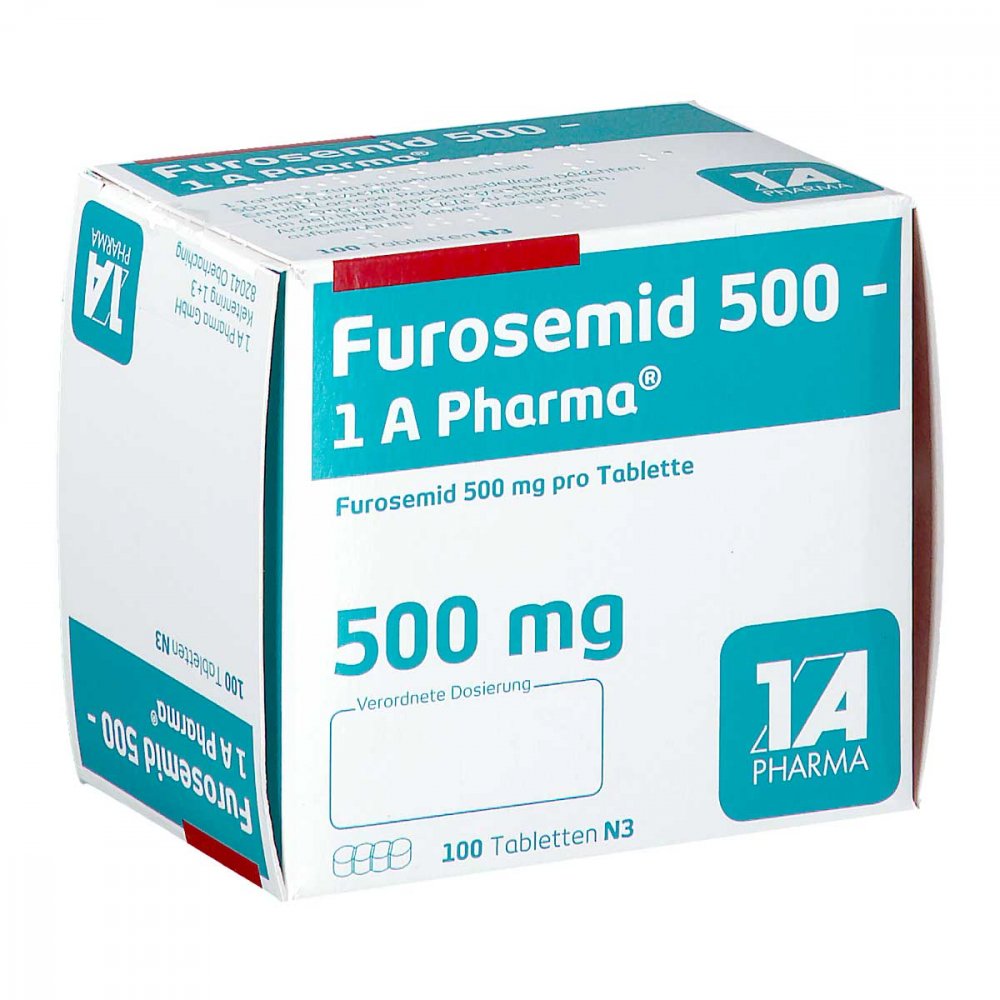 Furosemid 500-1a Pharma Tabletten (100 stk)