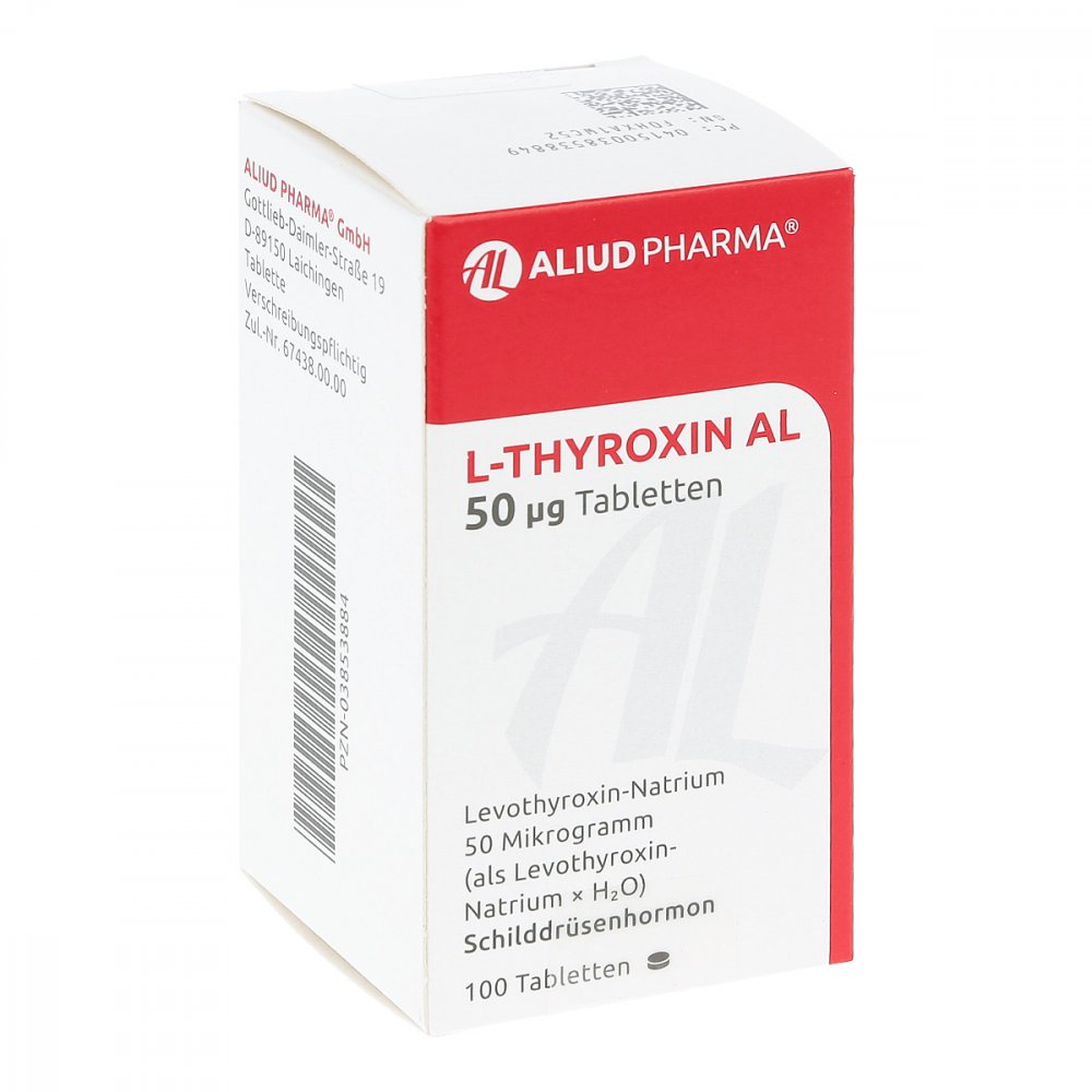 L-Thyroxin Al 50 Μg Tabletten (100 stk)
