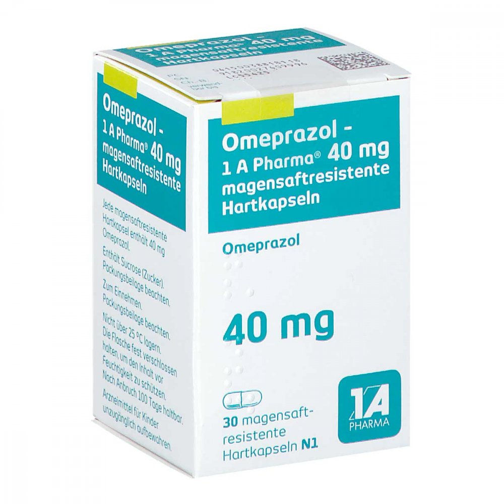 Omeprazol-1a Pharma 40 Mg Magensaftres.Hartkapseln (30 stk)