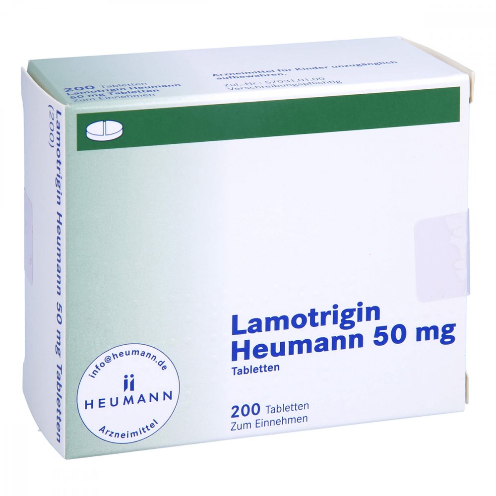 Lamotrigin Heumann 50 Mg Tabletten (200 stk)