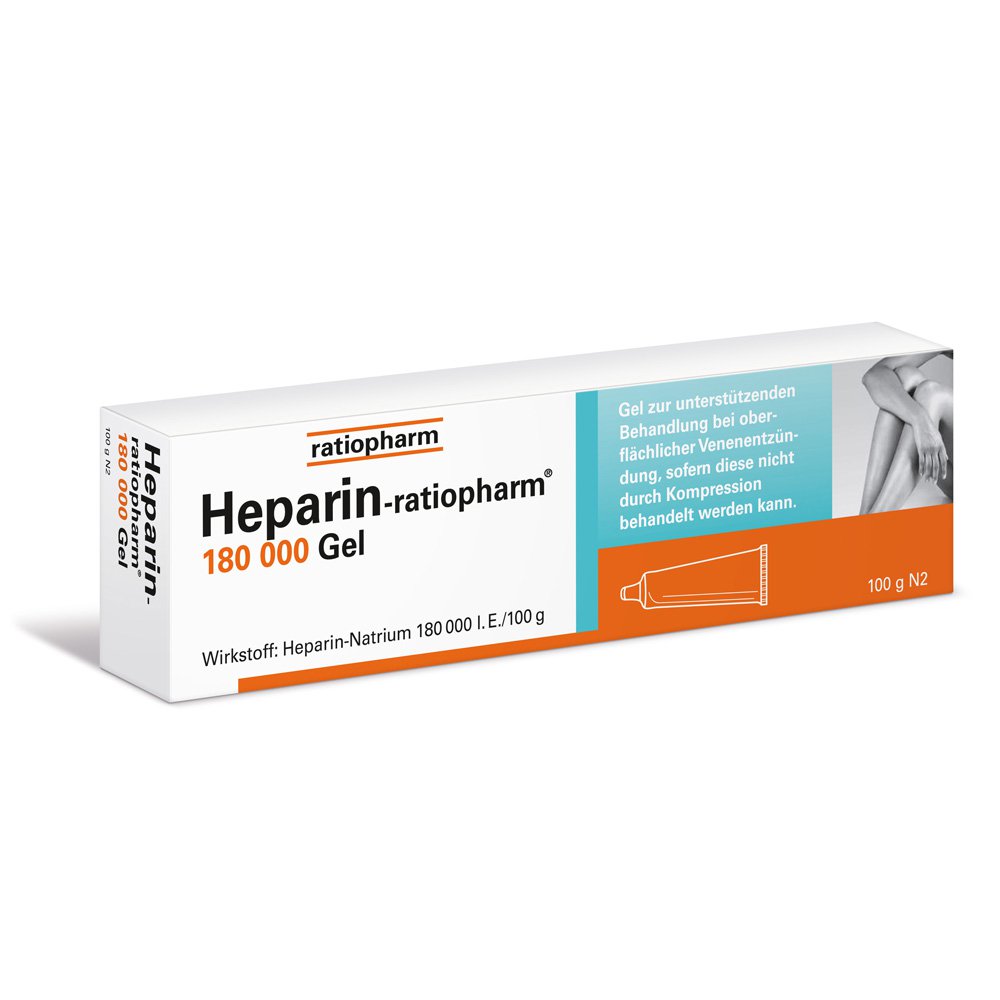 Heparin-Ratiopharm 180.000 I.E. Gel (100 g)