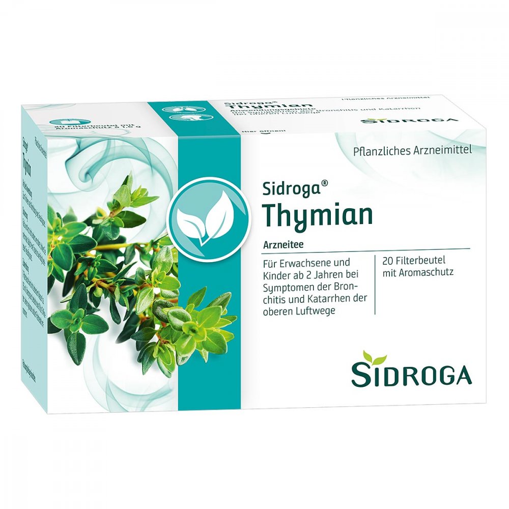 Sidroga Thymian Tee Filterbeutel (20X1.6 g)
