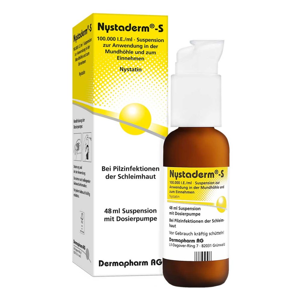 Nystaderm S Suspension Dosierpumpe (48 ml)
