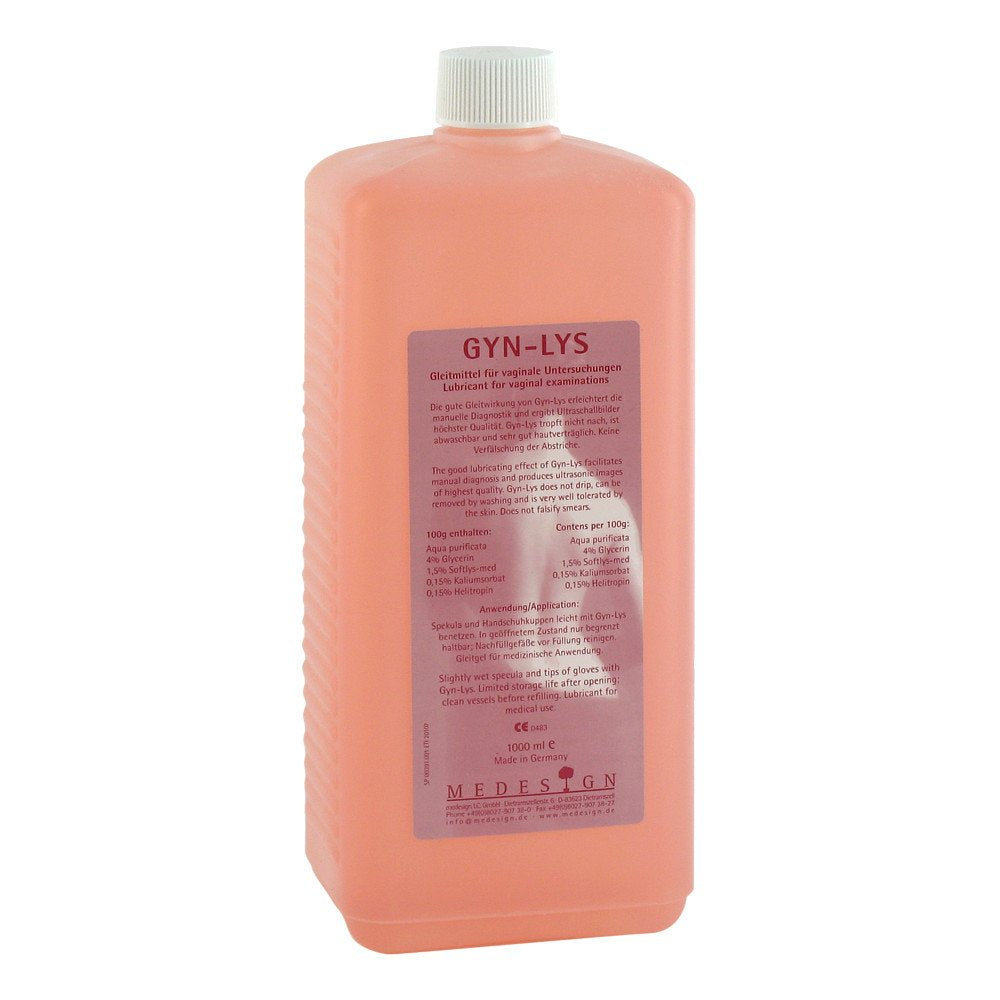 Das Produktfoto zeigt Gyn Lys Gleitgel (1000 ml) PZN 03938706