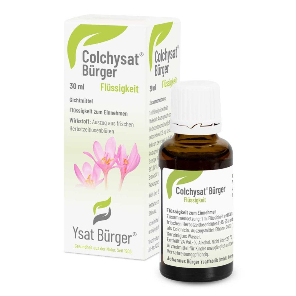 Das Produktfoto zeigt Colchysat Tropfen (30 ml) PZN 03972979