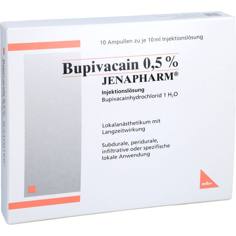 Bupivacain 0,5% Jenapharm Ampullen (10X10 ml)