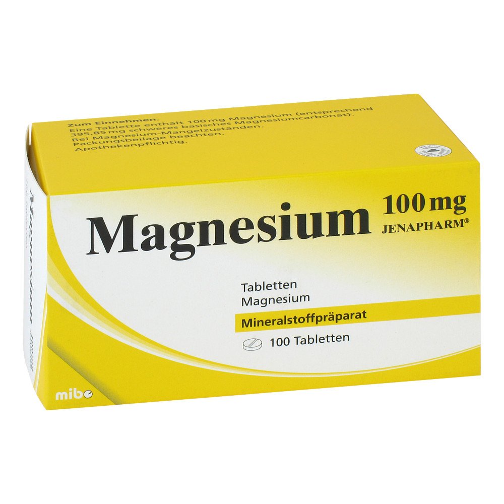 Magnesium 100 Mg Jenapharm Tabletten (100 stk)