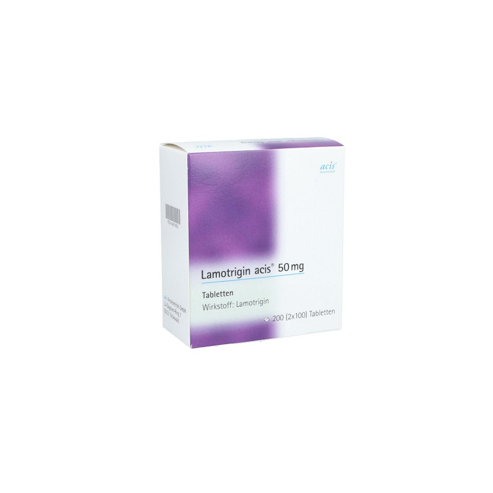 Das Produktfoto zeigt Lamotrigin Acis 50 Mg Tabletten (200 stk) PZN 04051833