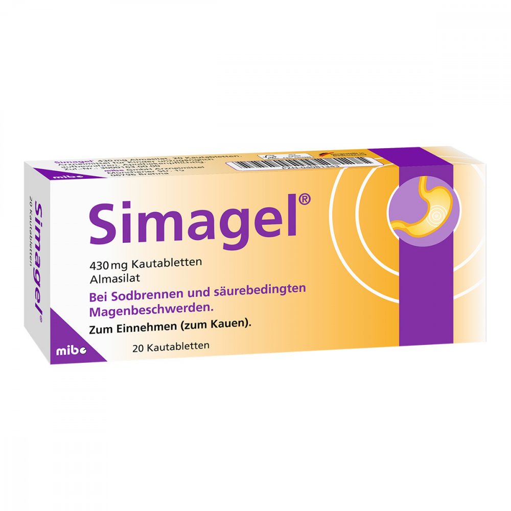 Simagel Kautabletten (20 stk)