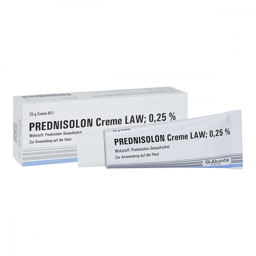 Prednisolon Creme Law 0,25% (25 g)