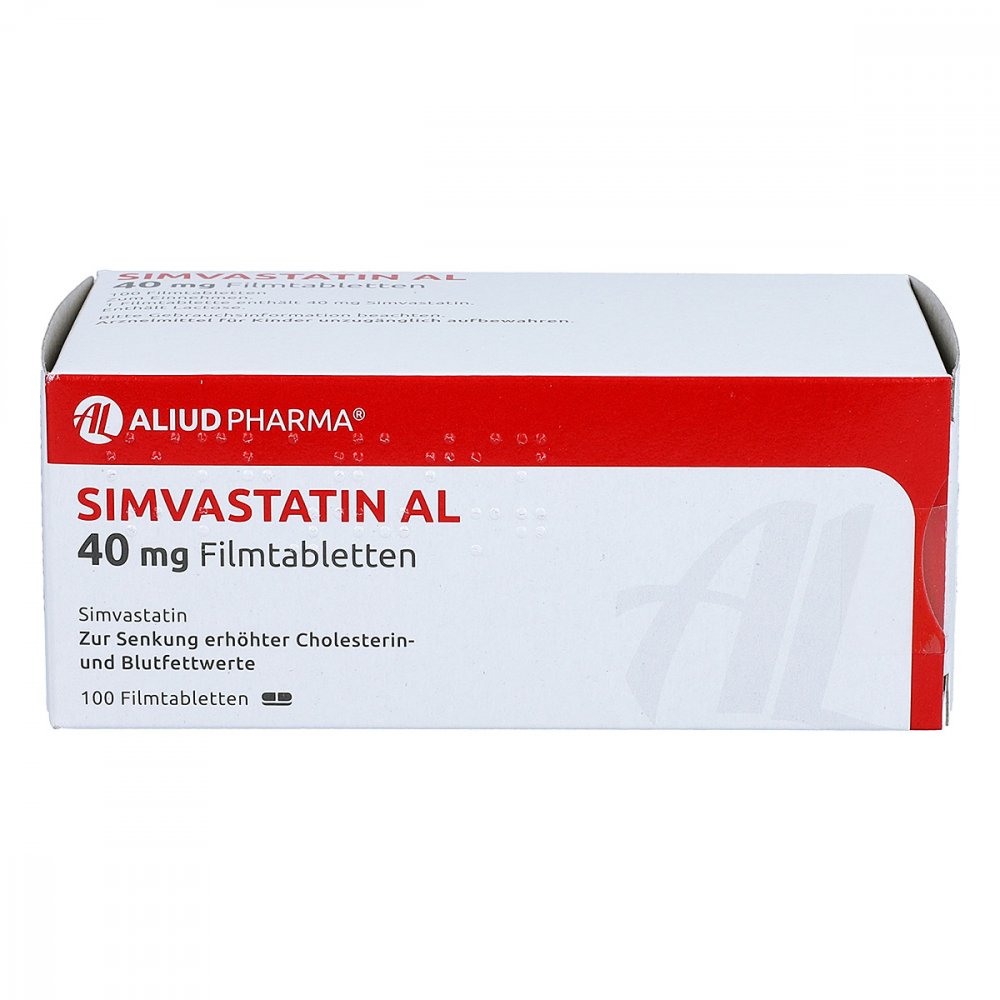 Simvastatin Al 40 Mg Filmtabletten (100 stk)