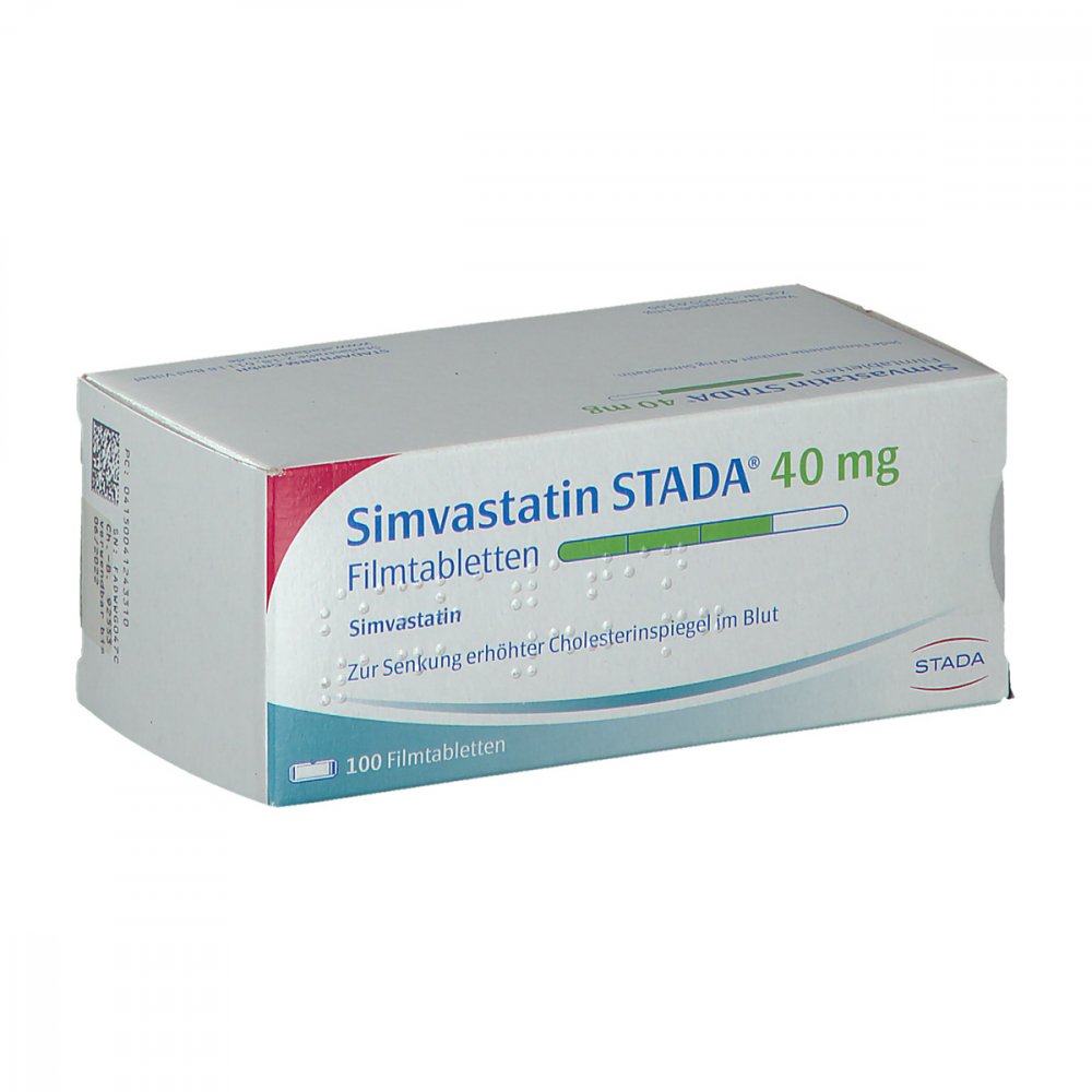 Simvastatin Stada 40 Mg Filmtabletten (100 stk)
