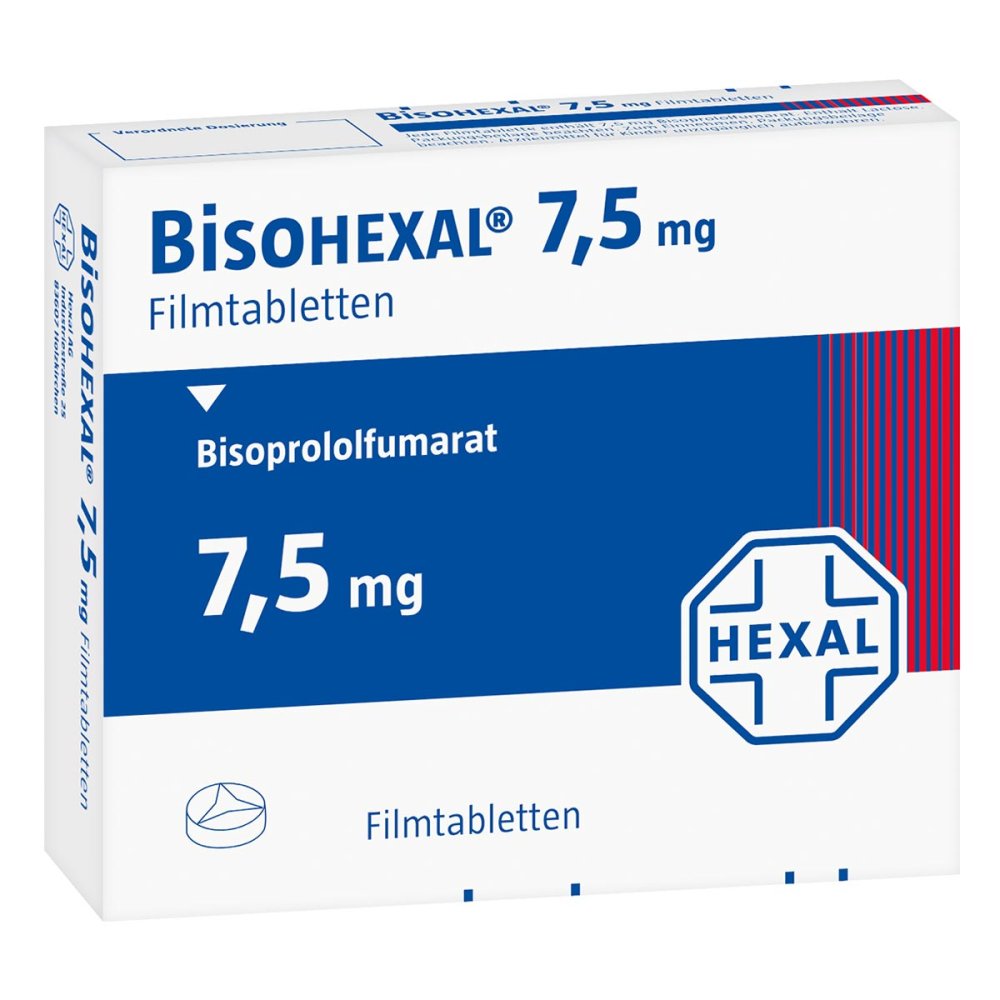Bisohexal 7,5 Mg Filmtabletten (100 stk)