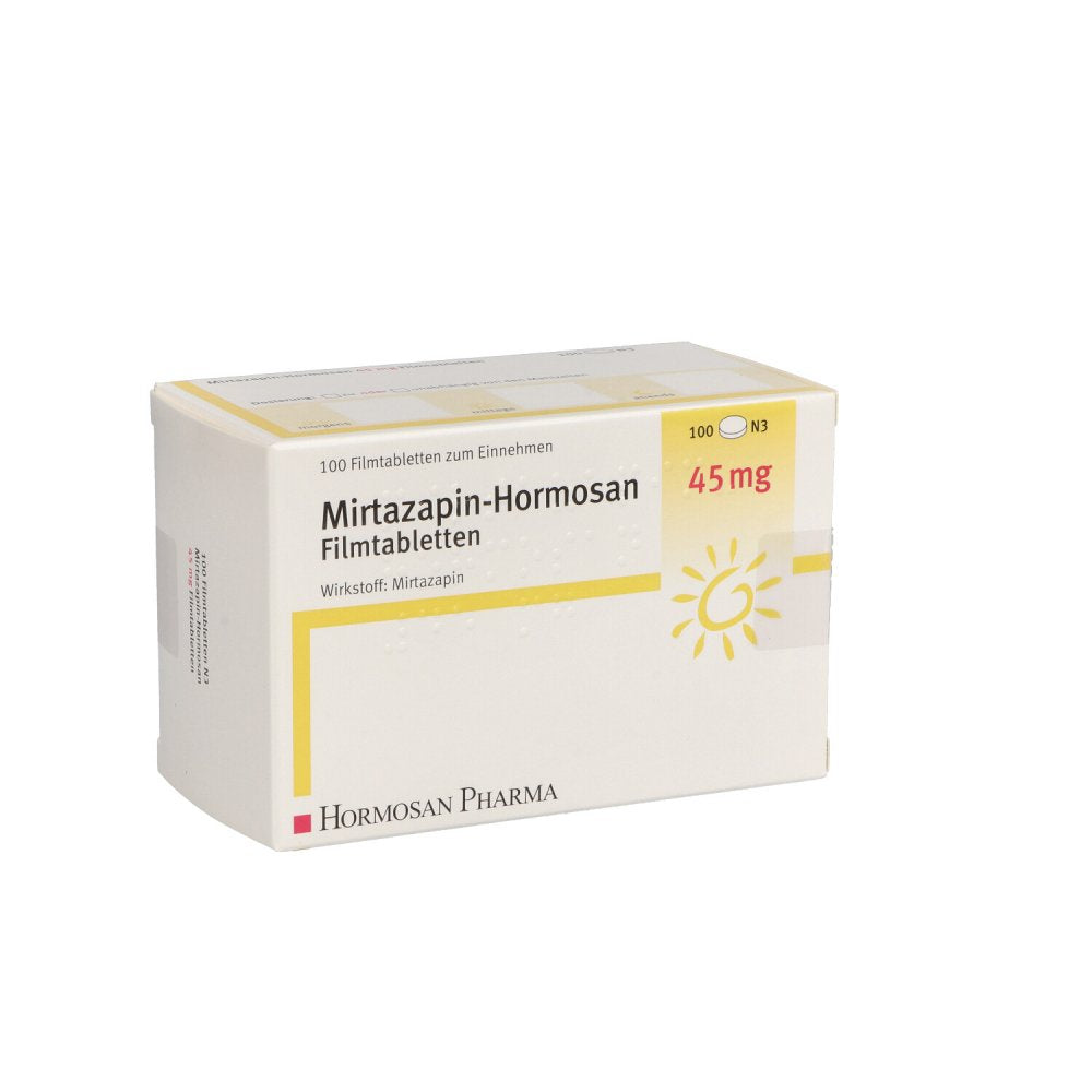 Mirtazapin Hormosan 45 Mg Filmtabletten (100 stk)