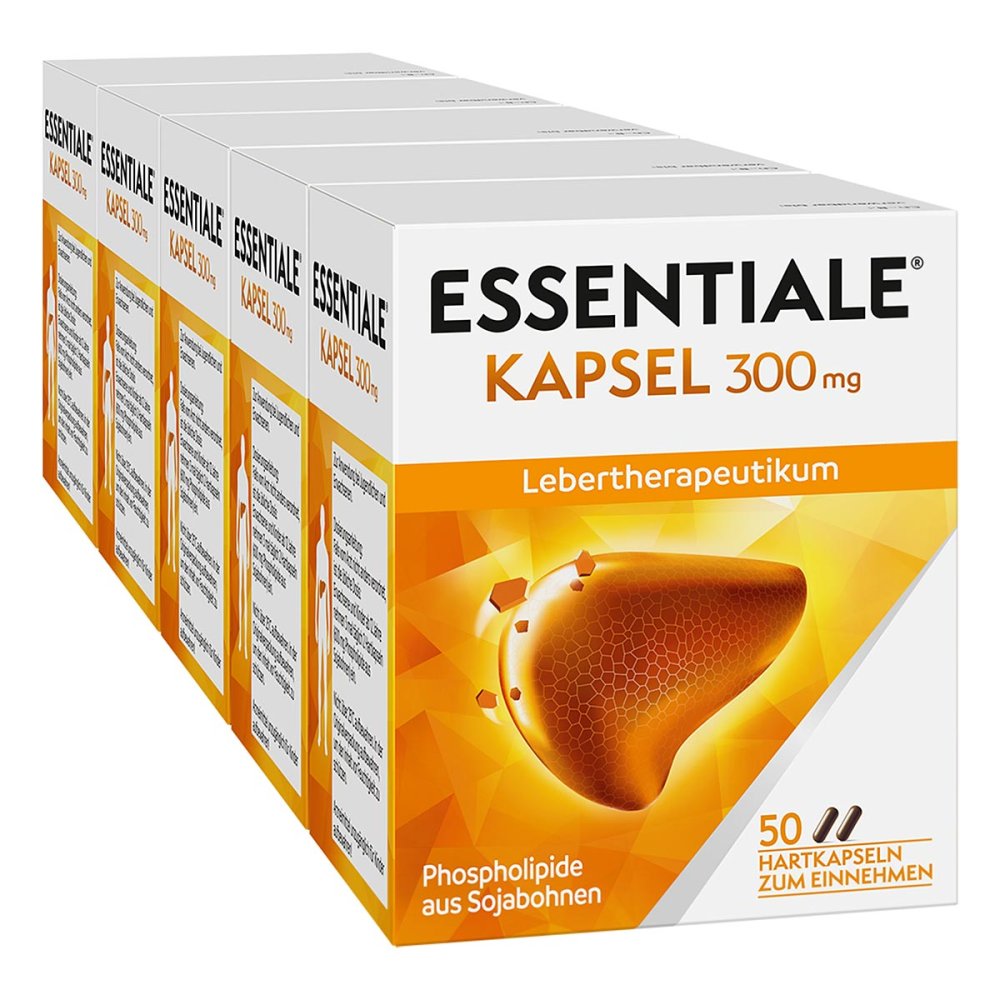 Das Produktfoto zeigt Essentiale Kapsel 300 Mg (250 stk) PZN 04242562