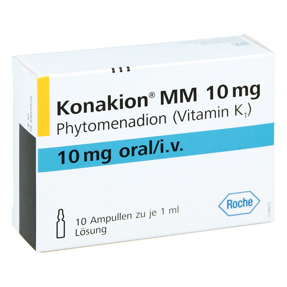 Das Produktfoto zeigt Konakion Mm 10 Mg Lösung (10 stk) PZN 04273031