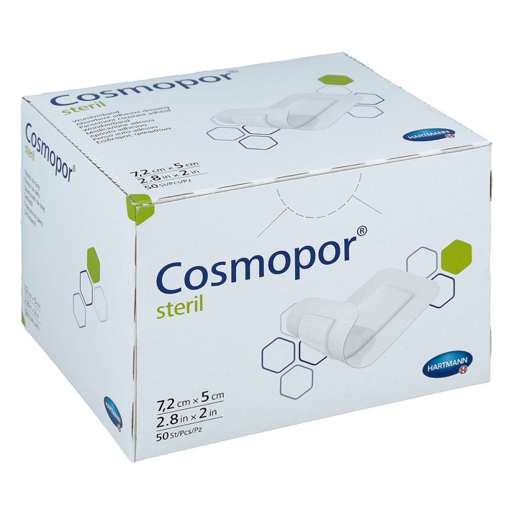 Cosmopor Steril Wundverband 5x7,2 Cm (50 stk)
