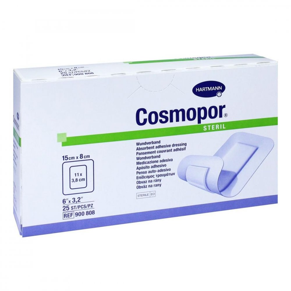 Cosmopor Steril Wundverband 8x15 Cm (25 stk)