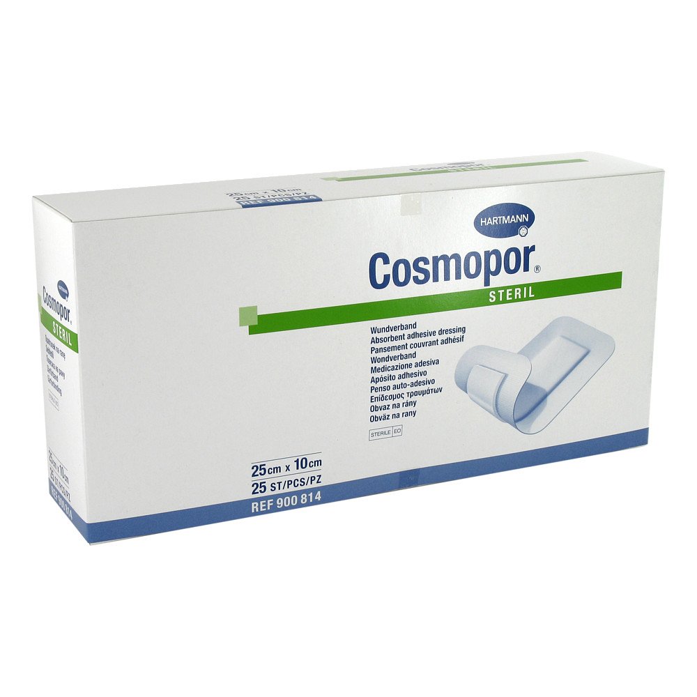 Cosmopor Steril Wundverband 10x25 Cm (25 stk)