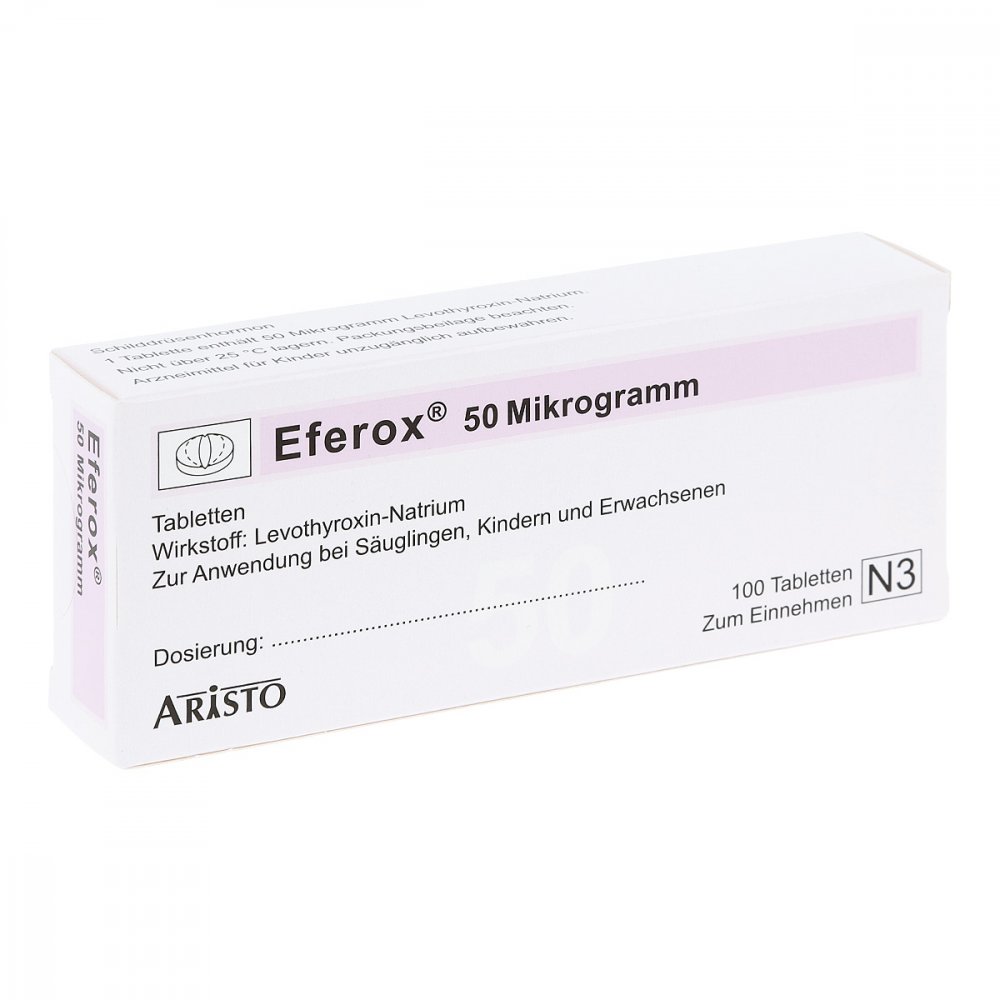 Eferox 50 Mikrogramm Tabletten (100 stk)