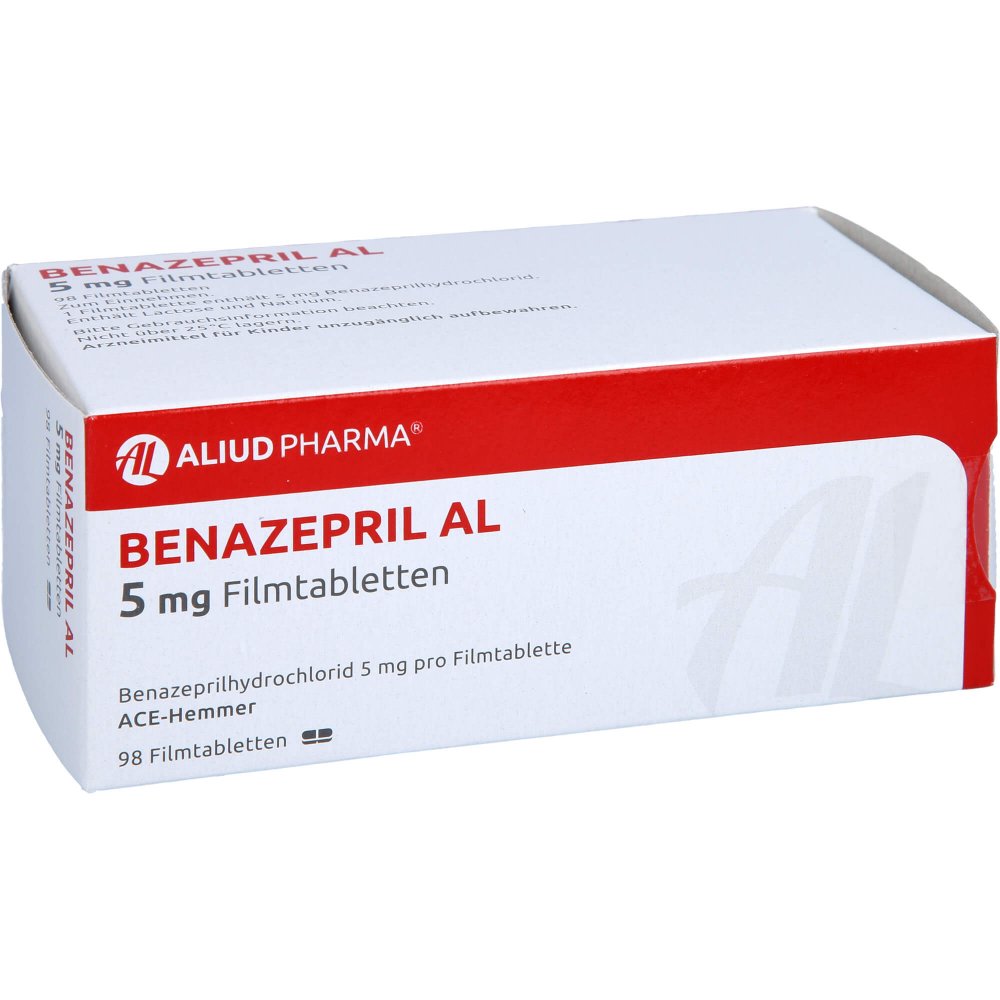 Benazepril Al 5 Mg Filmtabletten (98 stk)