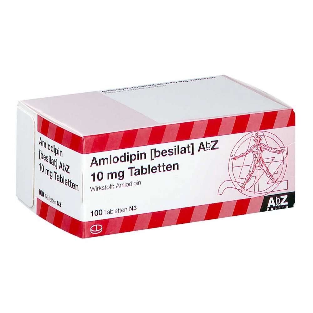 Amlodipin Besilat Abz 10 Mg Tabletten (100 stk)