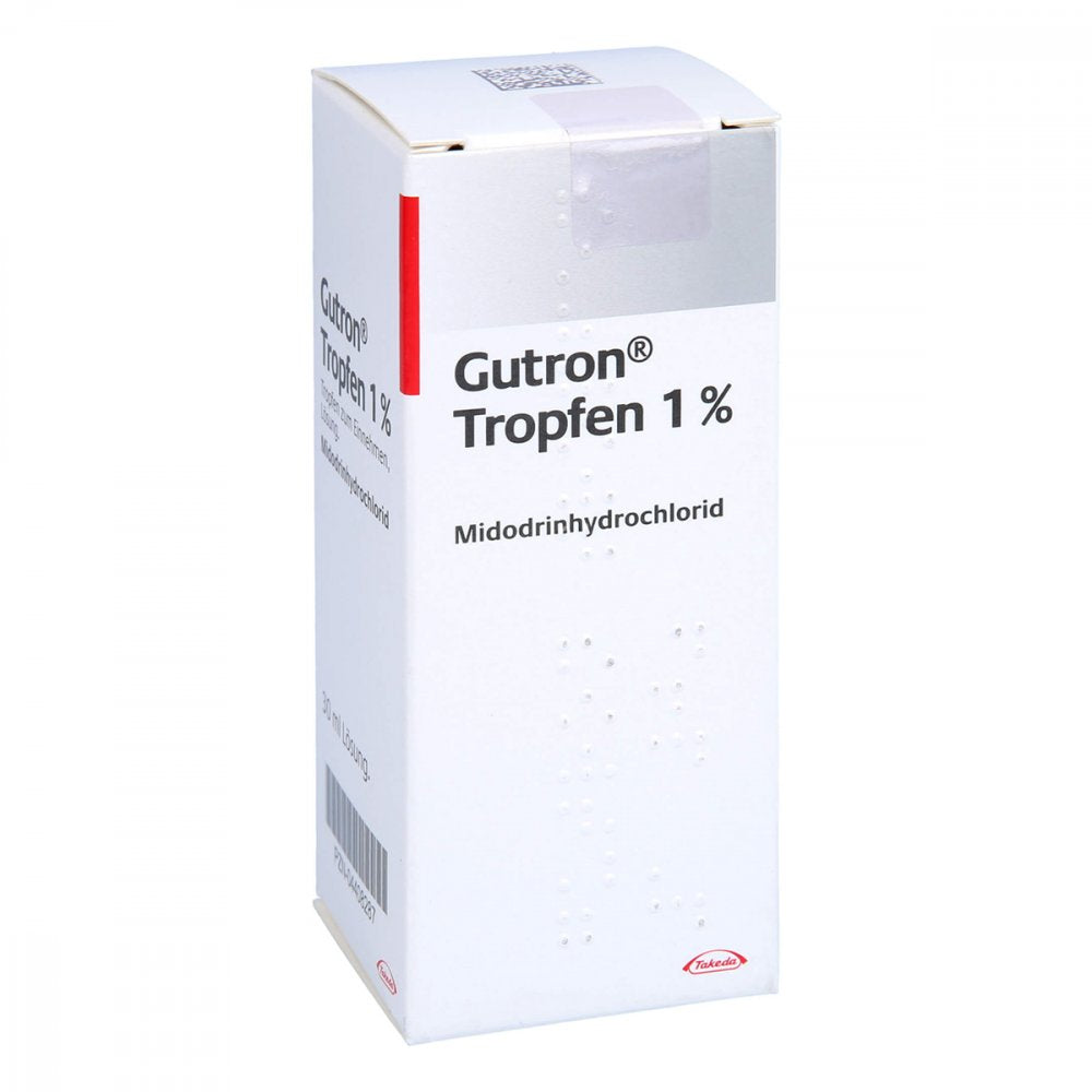 Das Produktfoto zeigt Gutron Tropfen 1% (30 ml) PZN 04408287