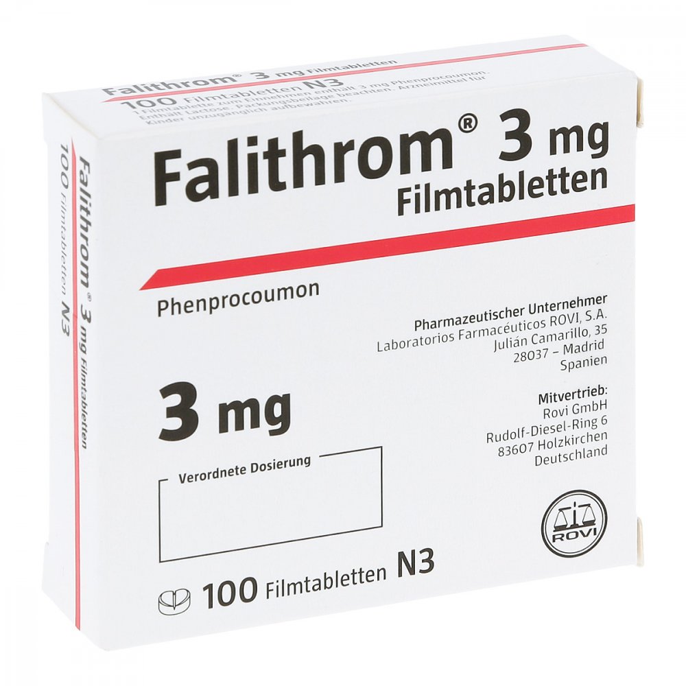 Falithrom 3 Mg Filmtabletten (100 stk)