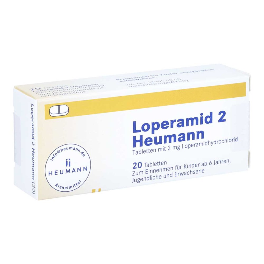 Loperamid 2 Heumann Tabletten (20 stk)
