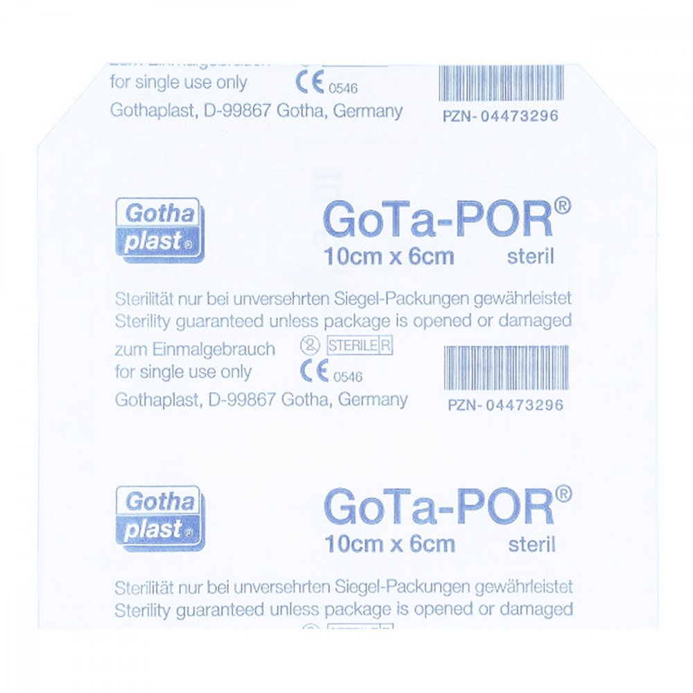 Gota-Por Wundpflaster Steril 60x100 Mm (1 stk)