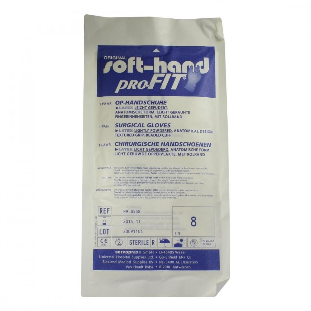 Handschuhe Latex-Op Steril Gr.8 (2 stk)